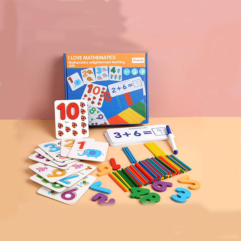 Children s Mathematics Enlightenment Teaching Aids Preschool Numbers Cognitive Arithmetic Counting Sticks Early Education Toys