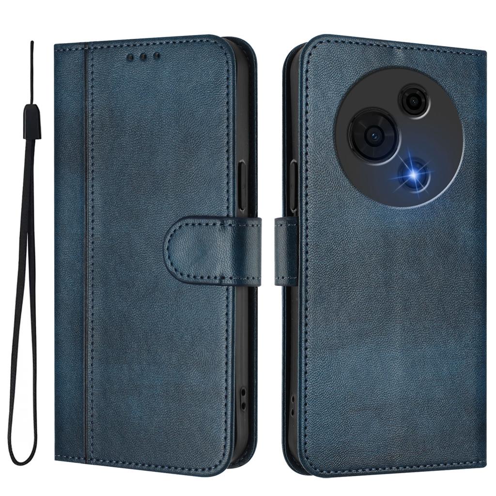 Luxury Simple Line Leather Case For TCL 50 Pro NxtPaper/40XL/30T (T603DL)/50 XL/TCL 501/60R Card Slots Magnetic Attraction Stand Shockproof Flip Cover