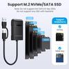 M.2 Mobile Hard Easy Drive Cable Nvme Protocol With Type C 3.2 For 2230 2242 2260 2280 22110 External M.2 Hard Drive
