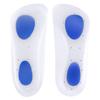 Silicone Seven-point Pad Shock-absorbing Heel Flat Sports and Leisure Half Pad Foot Eight-character Foot Silicone Insole