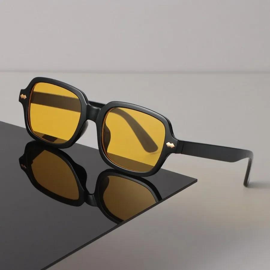 

Sexy Square Sunglasses Women Men Candy Color Sun Glasses Cool Designer Eyewear Luxury Colorful Mirror Lens Brand Other жёлтый