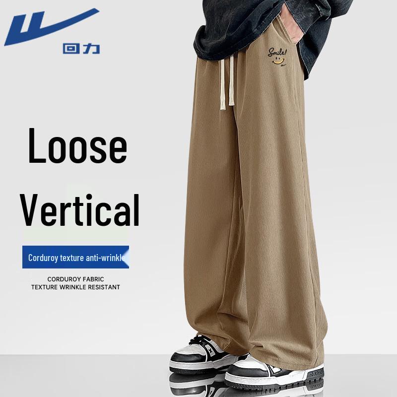 Warrior Men s Spring/Autumn Corduroy Straight-Leg Casual Pants 3XL