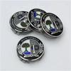 XJBIQ1 For Mercedes Benz 4 Pieces/Set 75mm For Mercedes Benz AMG W203 W206 W220 W205 W211 W212 Car Wheel Center Hub Caps Benz Emblem Ti