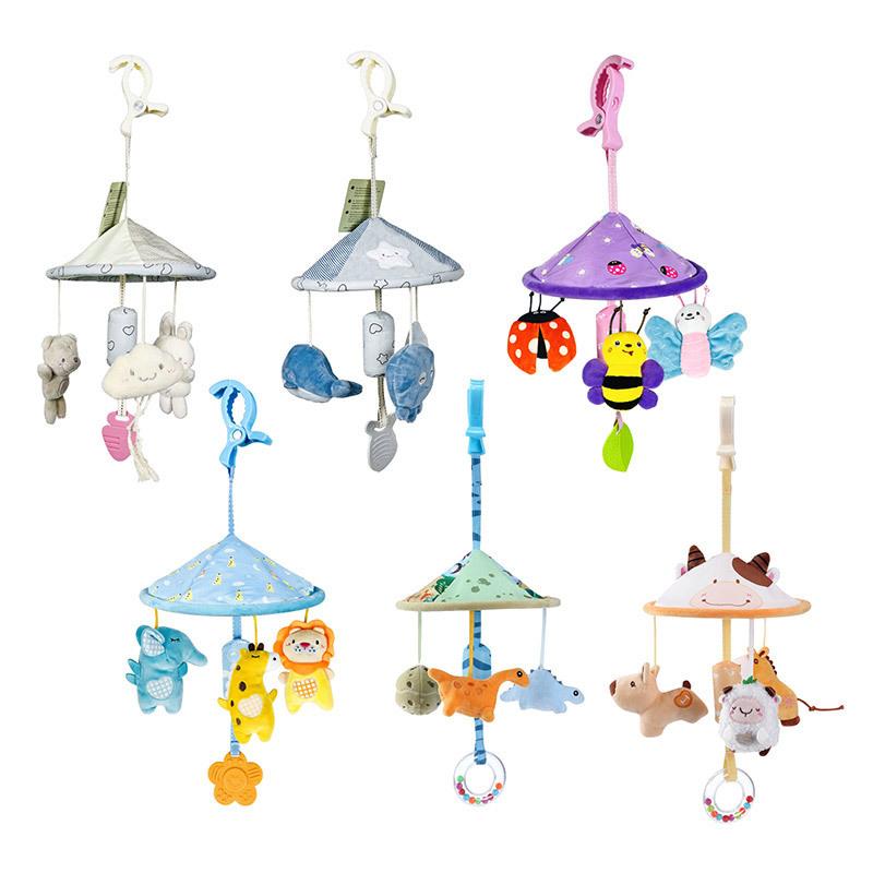 Infant Rattle Toy 0-12 Months Crib Hanging Music Box With Toy Bracket Bed Bell Car Seat Toy For Newborn Boy And Girl Gifts