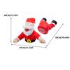 Christmas Crashing Animated Decoration Smashing Santa Reindeer Decoration Sound Activation Decor with Broken Glass Sticker and
