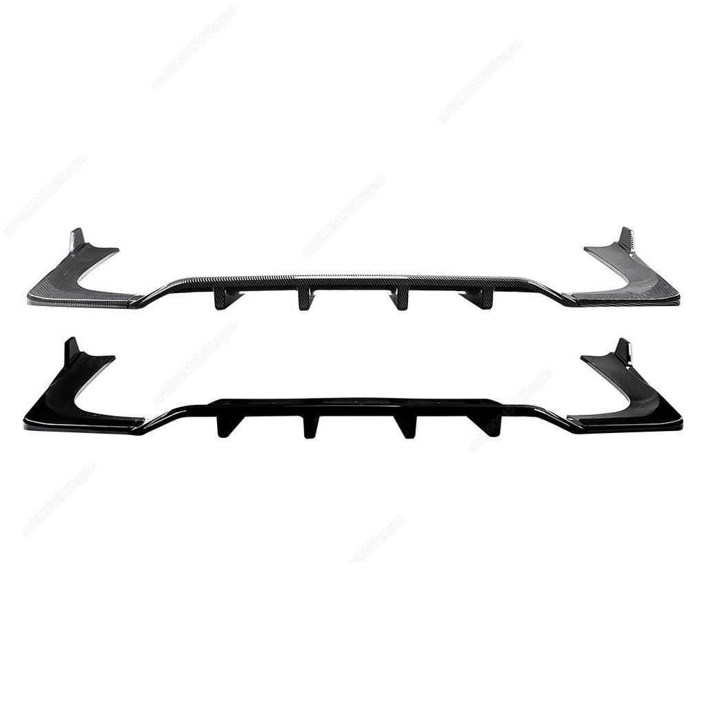 Car Rear Bumper Lip Diffuser  Splitter Spoiler For Mercedes Benz C Class W206 C200 C43 AMG Line 2022-2025 ABS Bodykits Tuning