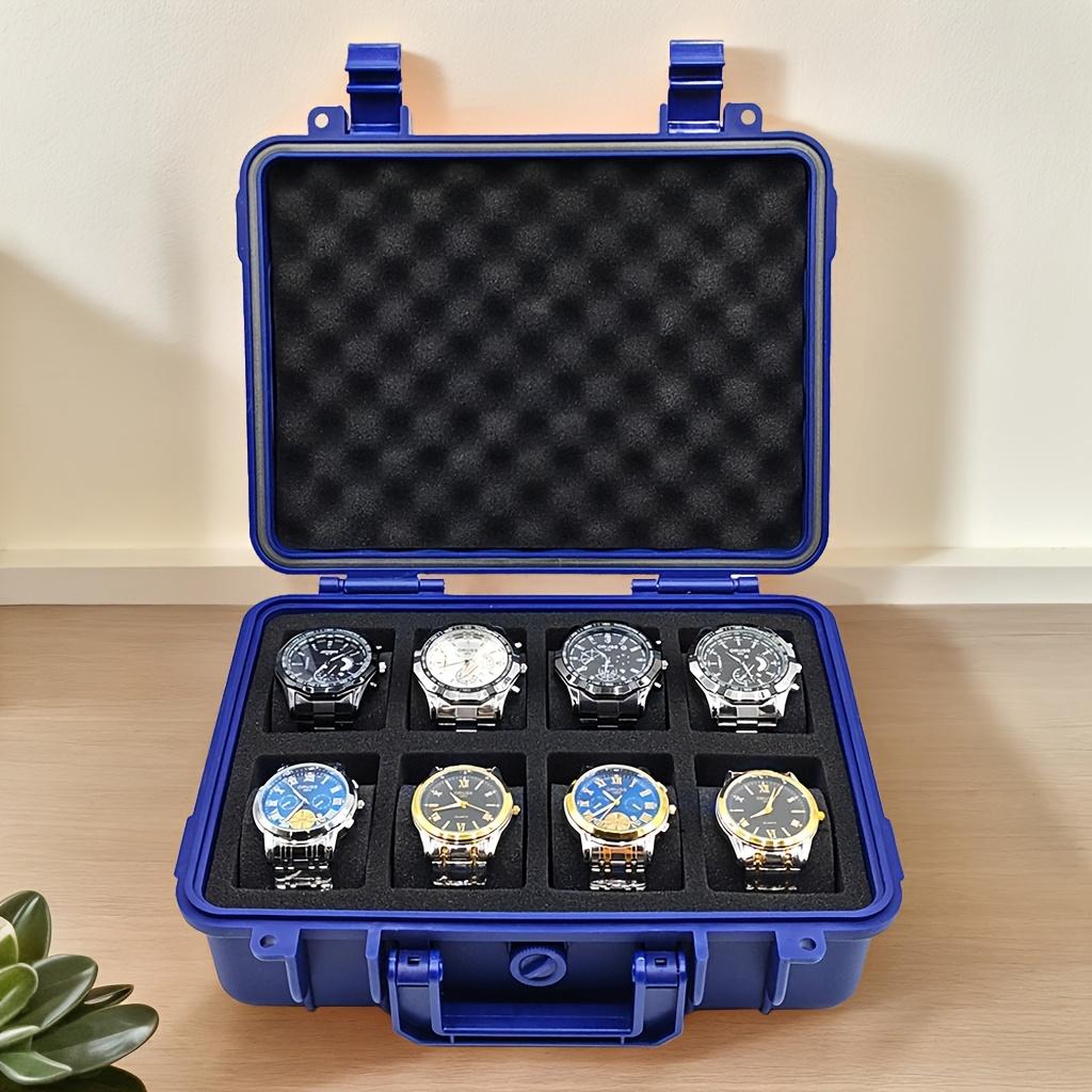 1pc Watch Storage Box, PP Material, Holds 4/8 Watches, Waterproof Dustproof, Great Gift for Valentine's/Father's Day/Christmas