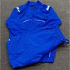 Trapstar Dark Blue Windbreaker Set Letter Embroidery Streetwear Tracksuit Teens Long Sleeve Hooded Coat Pants