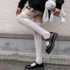 Ballet-Style Bow Over-The-Knee Socks Lace Socks Jk Style Openwork Socks