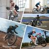 Pantaloncini da Ciclismo Uomo Donna Con Imbottitura in Gel Camoscio Traspiranti Assorbi Umidità Biancheria Intima da Bici Strada Montagna