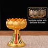 1ks Držák na ghí lampu Buddhistické potřeby Svícen Odolnost Meditace Olejová lampa Slitina Stolní dekorace Obývací pokoj