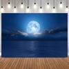 Dreamy Night Photography Background Moon Starry Sky Galaxy Meteor Family Friend Party Portrait Home Decoration Photo Background6