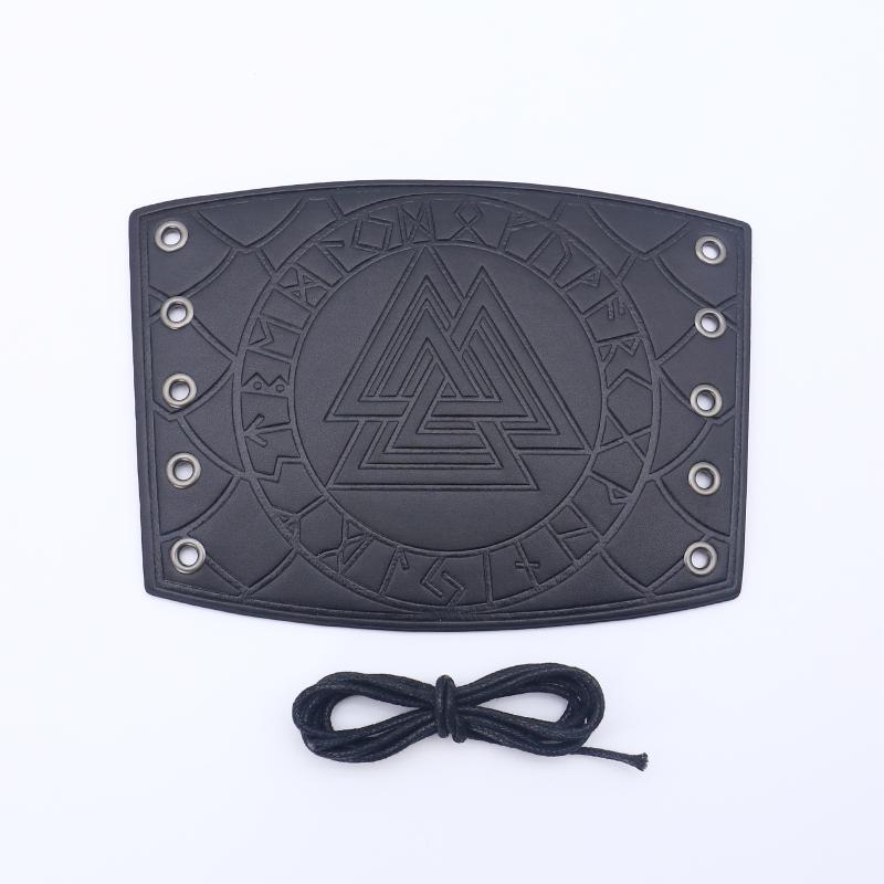 Bărbați Medieval Cosplay Armură din Piele PU Mănuși Manșete cu Șireturi Viking Pirat Cavaler Mănușă Brățară Brățară Accesorii Steam Punk