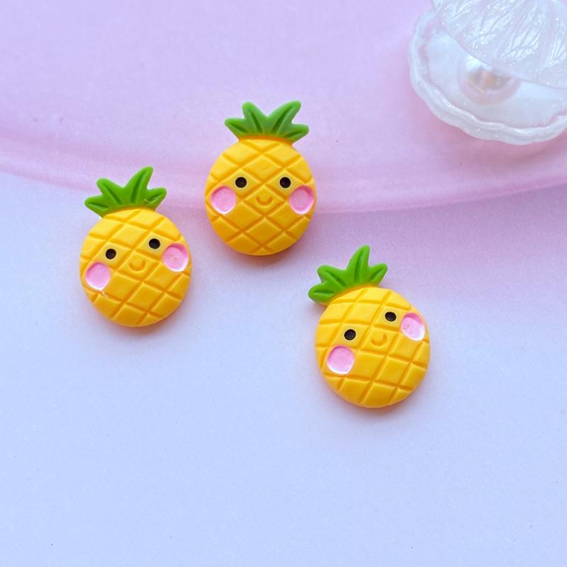 20Pcs New Cute Resin Mini Animal / Fruit Collection Flat Back Cabochon Scrapbook Kawaii DIY Embellishments Accessories J78
