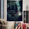 The Summer Hikaru Died Anime Anime Tapestry Hanging Tarot Hippie Wall Rugs Dorm Wall Hanging Sheets