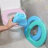 Reusable Toilet Seat Cover for Home Washable Waterproof Soft Silicone Foam Lid Cover Easy Clean Bathroom Accessories Hygienic