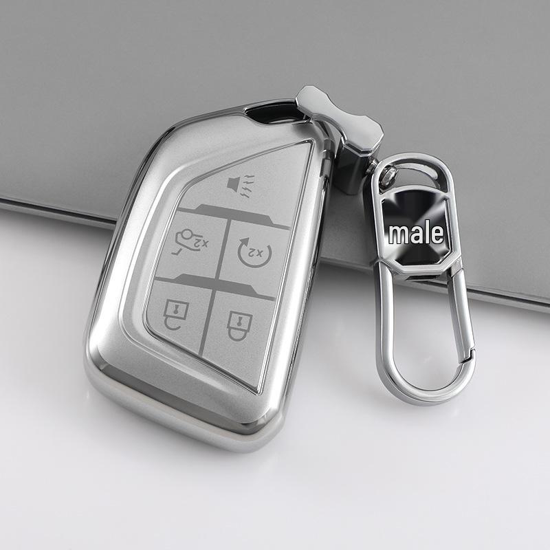 Gradient Cadillac Key Case for CT5, XT5, CT6, XT4, XTS, ATSL, and XT6 GT4 - Men's Trendy Design
