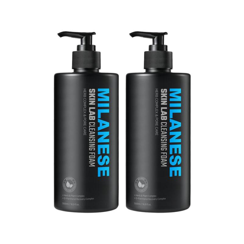 Milanese Skin Lab Men's Cleansing Foam 500ml X 2
