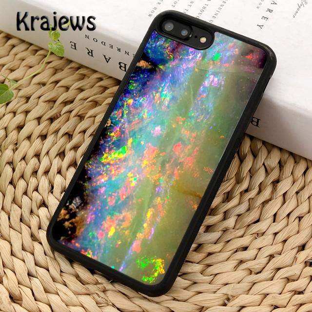 Krajews Geode opál duhový holografický mramor Pouzdro na telefon Pro iPhone 14 5 6s 7 8 plus X XR XS 11 12 13 pro max Samsung S21 S22