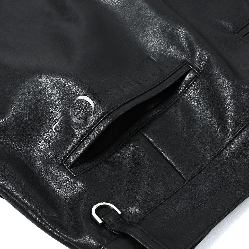 7852 Mickey Mouse Embossed Faux Leather Skirt [Delsol] (LL)