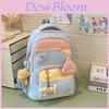 Nylon Casual Travel Backpack For Men And Women With Letter And Rabbit Print Design