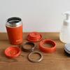 Tiger Thermos Vacuum Insulated Soup Jar 380ml Thermal Lunch Box Wide Mouth Round Bottom Chili Red MCL-B038-RC Tiger