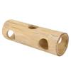 Pet Hamster Bamboo Tunnel Tube Shape Toy for Playing Tooth Grinding(S)