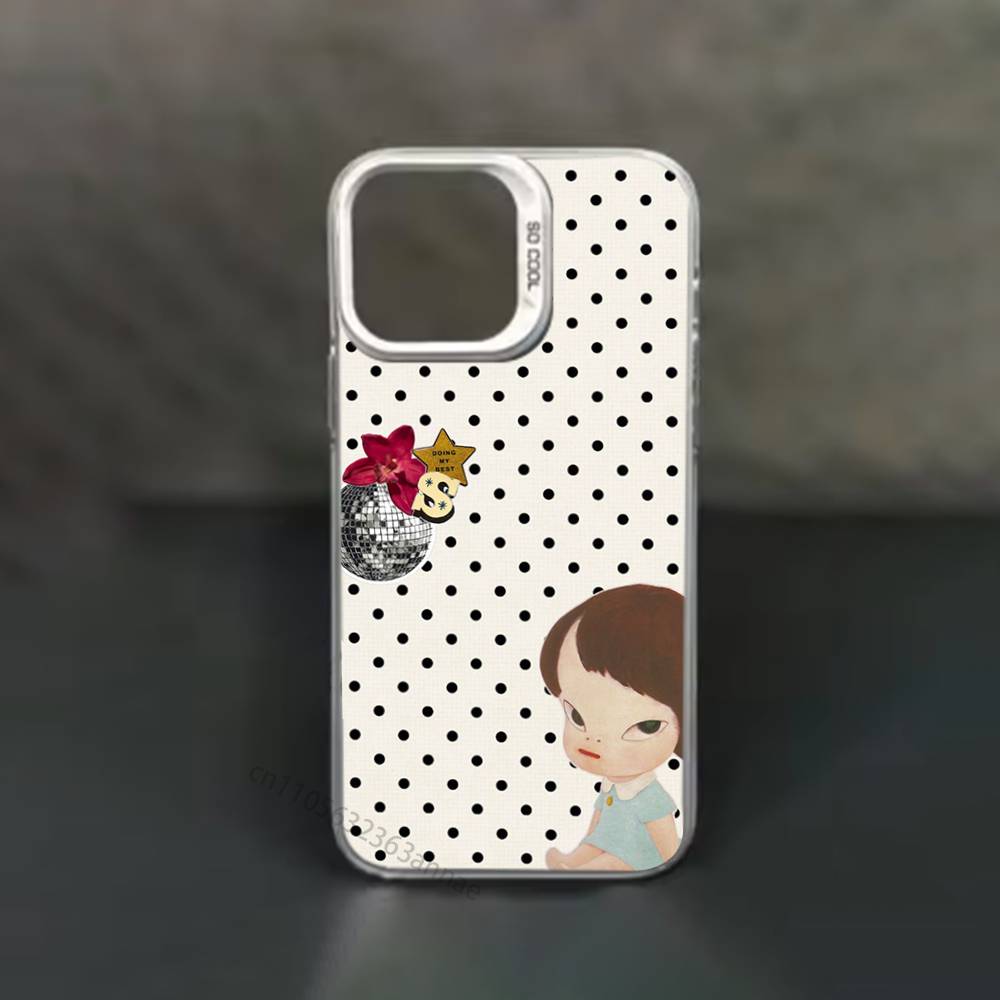 Y-Yoshitomos Art N-Nara phone Case for iPhone 17 11 12 Pro Max Plus Mini Air SE  16e 14 15 16 13 Soft Shell