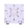 2-Port Terminalboks Type 86 ABS Optisk Terminal Forgreningsboks Hvid Plast Fiberoptisk Splejseboks Med Adaptere