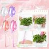 8pcs Self Watering Plastic Globes Tulips Bulbs Automatic Plant Watering Devices Plastic Plant Self Waterer Insert Spikes for Indoor Outdoor Decoration