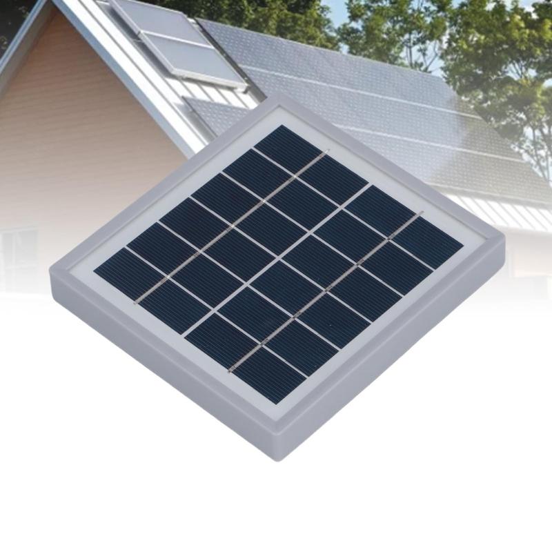 Pack Of 2 Easy Carry 5W Solar Module USB Charges Small Monocrystalline Silicon Charges for Outdoor Camping Hiking