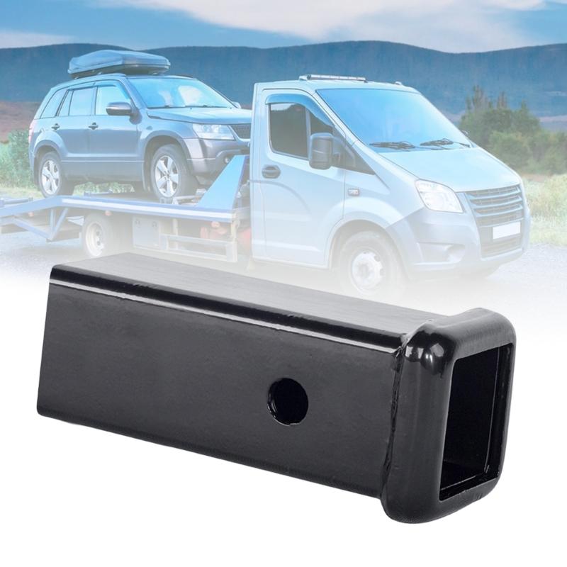 Strong Carbon Steel Trailer Coupler Adapter Socket Trailer Link Adjustment Sleeve for Various Vehicle Type Easy Assembly