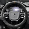 For Polestar 2 1 3 4 5 Ultrathin Non-Slip Four Season Universal Suede Steering Wheel Cover Car Interior Modified Accessory