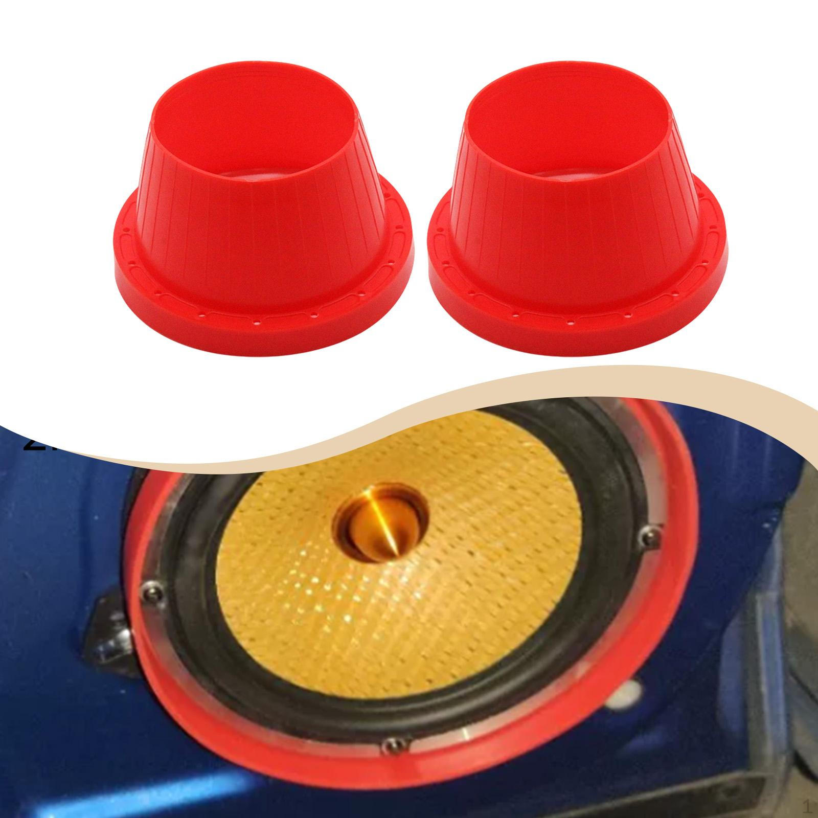 2x Водонепроницаемая крышка для автомобильного динамика Портативный аксессуар Прямая замена силиконовой