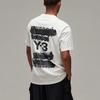 Y-3 Graphic Short-Sleeve Tee White Unisex Tops JM7815