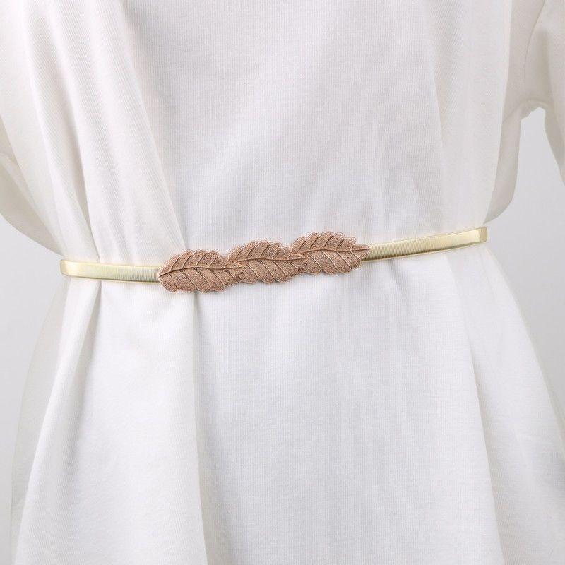 Elegant Metal Spring Waist Chain With Sparkling Fox Pendant For Women Fashion Accessories