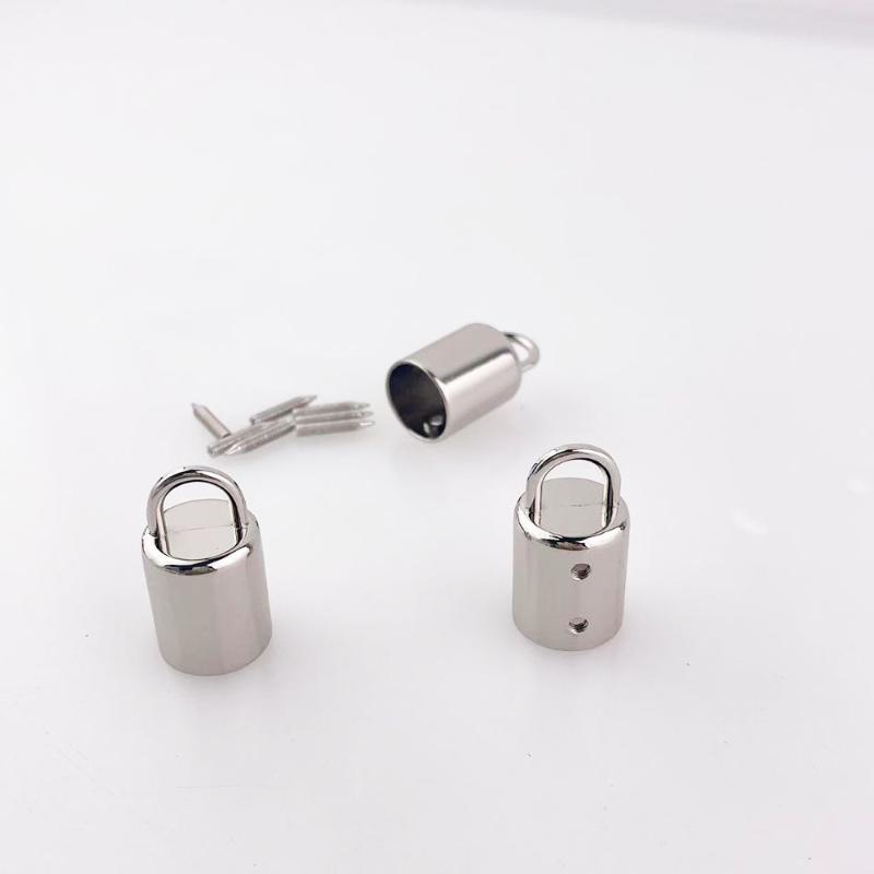 10Pcs 14Mm Bag Metal Buckles Handbag Strap Tassel Cap Clasp Hook Connector Hanger Rope Cord Lock Diy Hardware Accessories