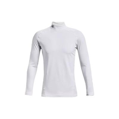 Coldgear Armour Fitted Long Sleeve T-Shirt Men Tops White 1366066-100