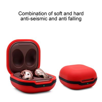 Pouzdro na sluchátka Nárazuvzdorný měkký silikonový bezdrátový ochranný kryt sluchátek kompatibilní s Bluetooth pro Samsung Galaxy?Poupata 2/Live