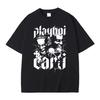 Rapper Playboi Carti Print T-Shirt Setwear Herren Hip Hop Oversize