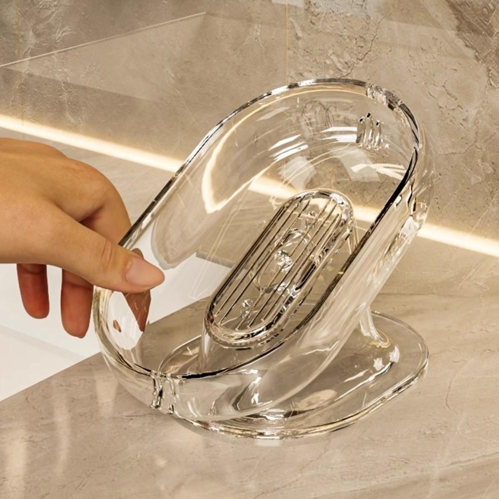 Lightweight Soap Dish Box Durable Plastic Draining Basket Shower Soap Holder  Bedroom Decoration