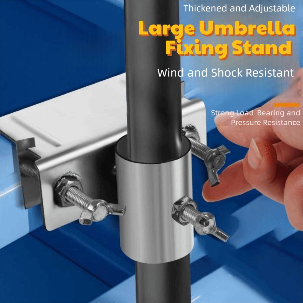 Anti-rust Umbrella Clamp Bracket Water-proof Deck Umbrella Mount Parasol Fixing Clip  Chair