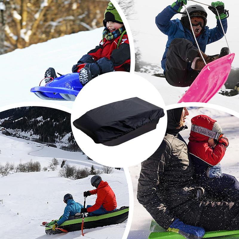 Ice Fishing Shelter Sled Cover Travel Cover Sled Cover Heavy Duty Storage Organizer Protective Sleeve Snow Rain Dust Mud Proof