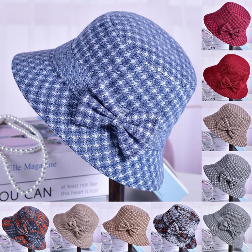 Classic Wool Beret For Middleaged Women With Warmth And Windproof Features For Autumn And Winter Wear