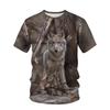 New Animal Camouflage Hunting 3D Print T-Shirts Men Women Summer Short Sleeve T Shirt Oversized Harajuku Tops Tees Kids Clothing