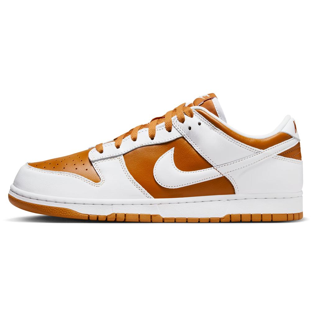 Nike Dunk Abrasion Resistant Low Top Skateboard Shoes Unisex White Black FQ6965-700(Team1302-)