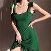 Dress Sleeveless Halter Suspender Dress Street Wear