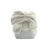 Basket Suede Bow Leisure Board Shoes Creamy/White Women's 367353-04