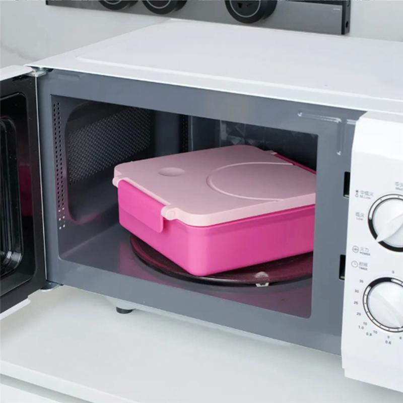 A74G-Insulated Bento Box For Kids Thermo Leak-Proof Lunch Container 4 Compartment For Hot & Cold Food, School & Travel