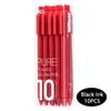 10pc Original Kaco Pen 0.5mm Gel Pen Signing Pen Core Durable Signing Pen Refill Smooth School OfficeWriting Stationery Supplies